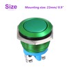 DMiotech 2 Pcs 22mm / 7/8" Push Button Switch, IP66