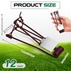 Qualirey 12 Pcs Outdoor Gopher Trap Easy Set Mole Trap