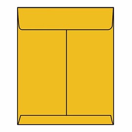 Open End Catalog Envelopes, 7-1/2" x 10-1/2", 20#, Tan/Brown Kraft, Center Seam (Box of 500)