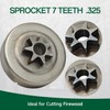 JoJoPar Clutch Drum Sprocket kit .325 7T Compatible with STIHL