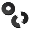 bociloy Wall Split Flange 26mm/1"Diameter, ABS Round Self-Adhesive Escutcheon Plate,