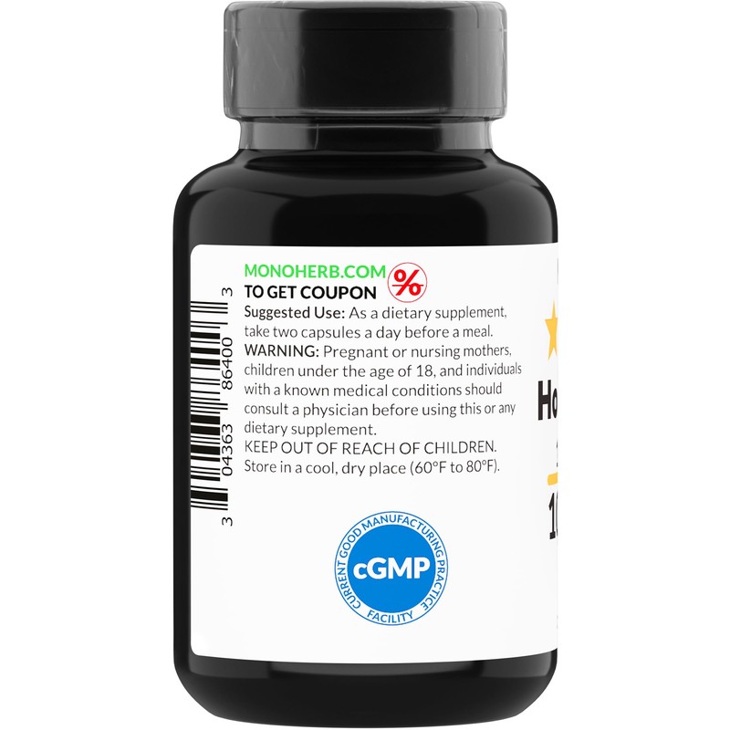 MONOHERB Honeysuckle Extract 1000 mg - 90 Vegetarian Capsules