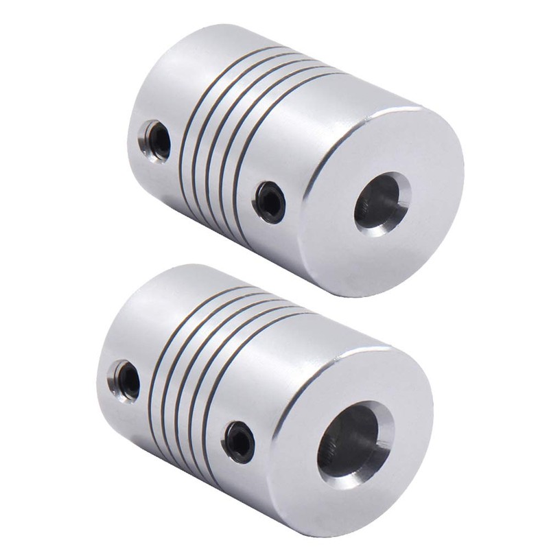 Saipor Pack of 5 Flexible Couplings (5 mm to 8