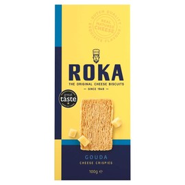 Roka Gouda Cheese Crispies 100 g (Pack of 8)
