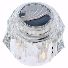 Jones Stephens Acrylic Replacement Handle Knob, Single Handle Design for Delta Tub and Shower Faucets