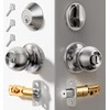 Veise Keyed Alike Door Knob & Single Cylinder Deadbolt Set,