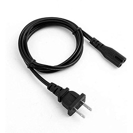 MaxLLTo 2-Prong AC Power Cord Cable for Nikon Battery Charger Adapter MH-21 MH-22 MH-23; 4 Feet Length Recyclable Plastics Power Cable Black 1 Pack(1.2 Meters)