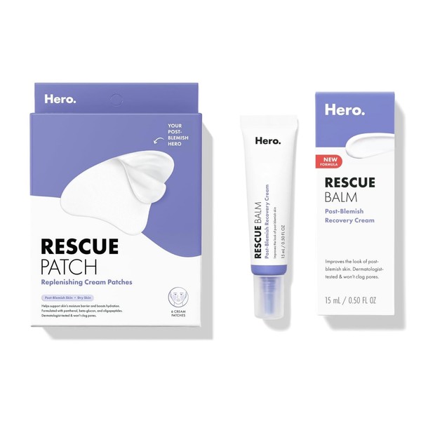 HERO COSMETICS Rescue Balm Original 15ml and Rescue Patch