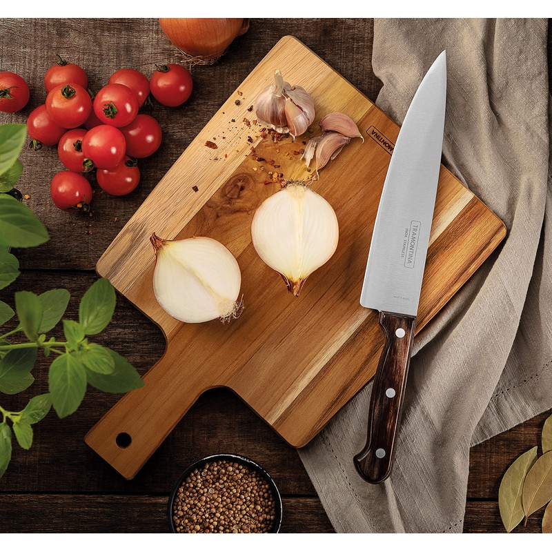 Tramontina Teak Wood Serving Board, Chopping Board, 34 x 23