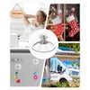 LOZTBUE 8 Threaded Suction Cups, Suction Cup Holder for Electronic