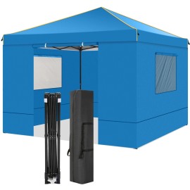 COBIZI 10x10' Commercial Pop UP Canopy Party Tent Folding Waterproof Gazebo Heavy Duty