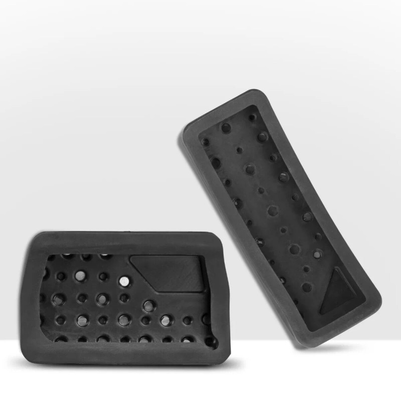 SHENKENUO 2pcs AT Accelerator Brake Pedal Cover Pad For Dodge