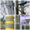 1-3/8" Chain Link Fence Gate Post Hinge, Galvanized Fence，4pcs for