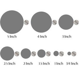 Playfully Ever After Purple Stiff Felt Circle (3/4 inch - 150pc)