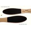 MY BEST Pedicure Tool Foot File Double Sided Wooden eco