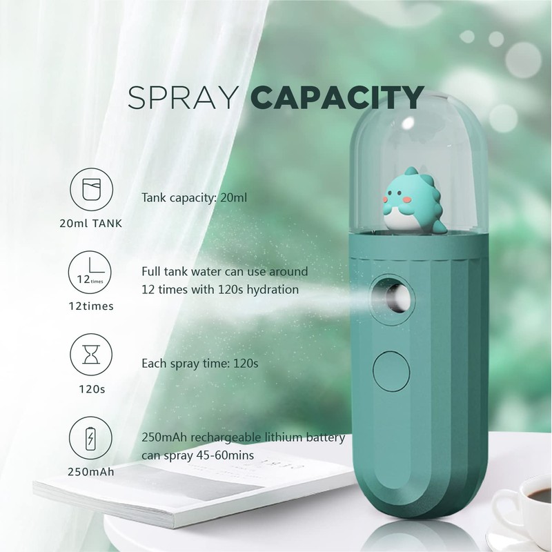 Nano Mister, Mate2GO Eyelash Nebulizer Nano Facial Mister Cool Mist