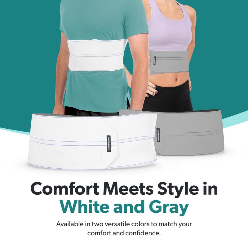BraceAbility Plus Size Broken Rib Brace - Rib Protector Compression
