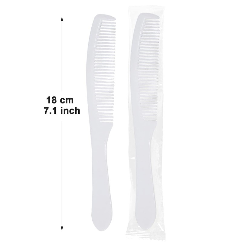 Disposable Combs Bulk, Individually Wrapped for Hotel, Airbnb, Homeless (Pack