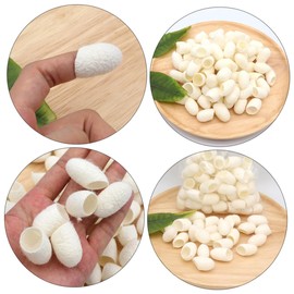 BIUDECO Facial Exfoliator Face Cleanser Tool 30pcs White Natural Ball Skin Care