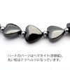 Gold Stone Terahertz Ore, Necklace, Heart, Hematite, Power Stone, Health,