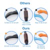 MMOBIEL 12 Pairs Universal Silicone Ear Grip Hooks Anti-Slip Temple