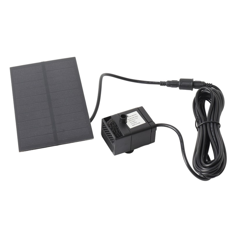Solar Fountain Pump 5.5V 1.5W Polycrystalline Silicon Solar Panel Birdbath