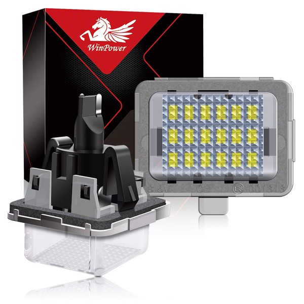 Win Power Licence Plate Lighting, Pack of 2