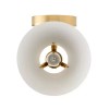 Home Decorators Collection Granville Collection Gold & White Wall Sconce