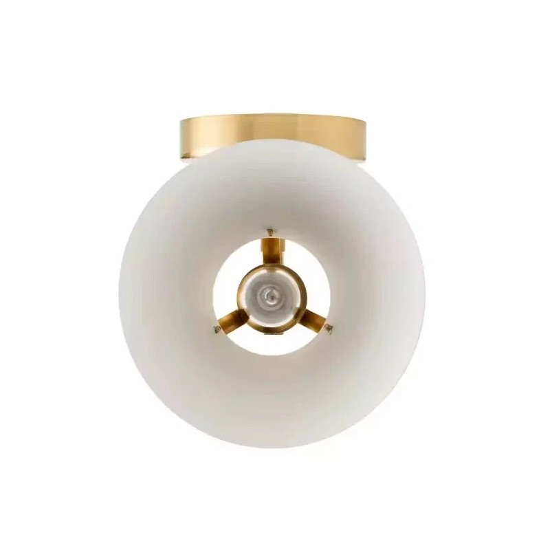 Home Decorators Collection Granville Collection Gold & White Wall Sconce