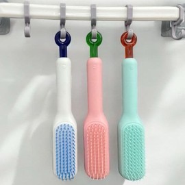 엉킴방지 원터치 헤어브러쉬 원터치헤어빗 휴대용빗 엉킴방지빗 Tangle-Free One-Touch Hair Brush Portable Comb Tangle-Free Comb