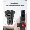 DIVJINGHAO 1/4 inch Adapter Compatible with GoPro13 Adapter,Camera Cage 360