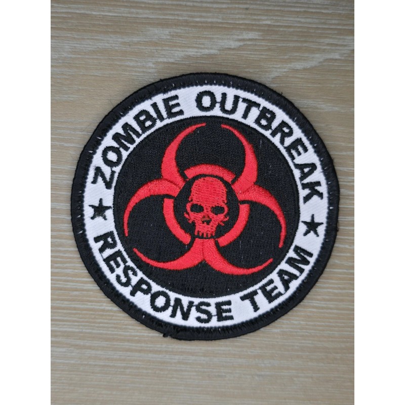 Unbranded ZOMBIE OUTBREAK RESPONSE TEAM BIOHAZARD SKULL TACTICAL SWAT RED