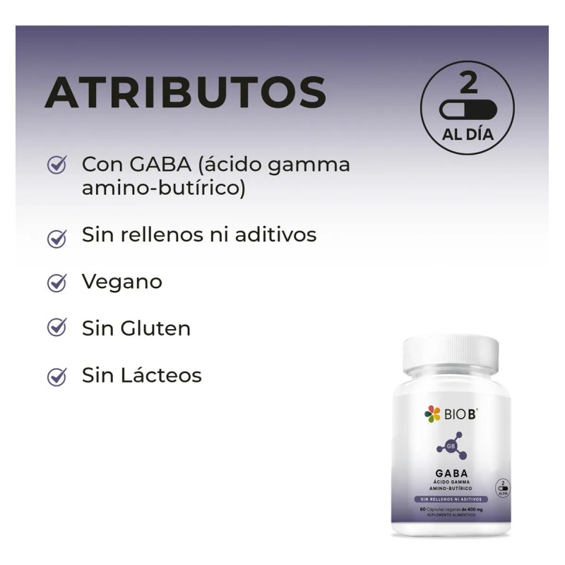 BIO B | GABA 800mg por porción | Dormir y