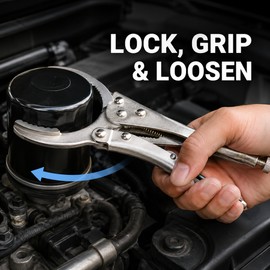 Adjustable Locking Oil Filter Wrench 50-110mm for Automotive Oil Changes