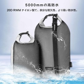Bee Nesting Ultra Lightweight Waterproof Bag, Wet and Dry Separation Dry Bag, Fully Waterproof, Large Capacity, Perfect for Outdoor Travel, Boating, Climbing, Hiking, Cycling, Holiday Camping