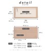 (JOIN・K) Ultra Thin Long Wallet, Women's, Lightweight, Thin Card Case,