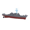 2.4GHz Remote Control Mini Boat Simulation Remote Control Warship Water