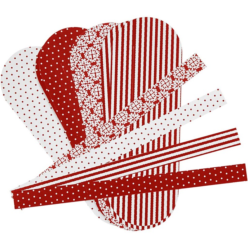 Vivi Gade 14,5 x 10 cm Copenhagen Design Papier Herzen