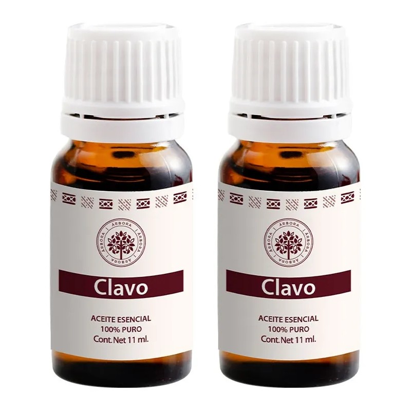 2 Pack Aceite Esencial De Clavo 100% Puro Cuidado Bucal