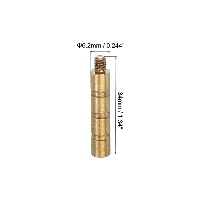 PATIKIL 100 Grain Archery Arrow Brass Insert, 12 Set Insert