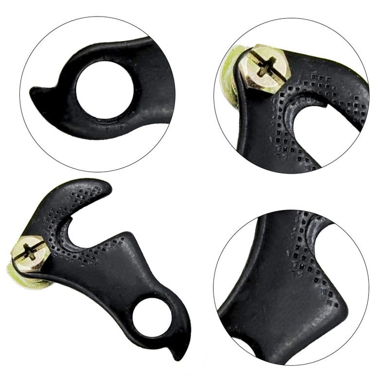 2 Pcs Bicycle Rear Mech Derailleur Hangers Transmission Tail Hooks