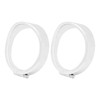 HCmotorku Motorcycle Visor Style Indicator Trim Ring Cover Fit for