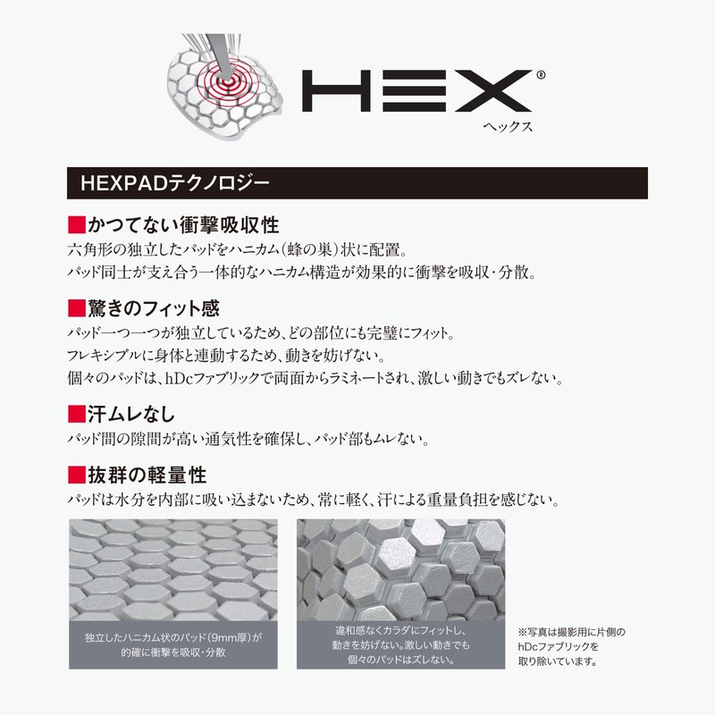 Tokyo Yakult M6446 HEX Leg Sleeve EX, Long Length, Compression,
