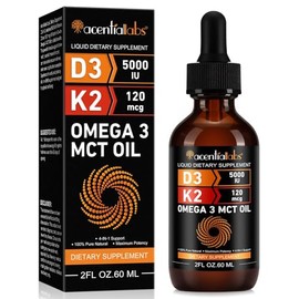 Vitamin D3 + K2 Liquid Drops – Plant-Based Daily Supplement – Vegan, Alcohol-Free, Naturally Sourced Ingredients – High Absorption Nutrient Support – 30ml