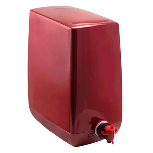 aPour Wine Chiller Bag Dispensing System Replaces Wine In box. Decorative Box Wine Dispenser Cocktail Beverage Dispenser Wine Storage Holder for Kitchen Bar Countertop Fridge Wine Party… (Grape)