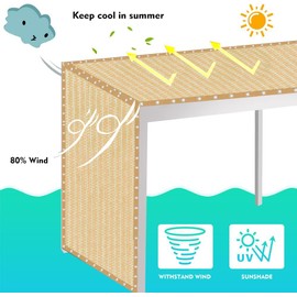 90% Shade Cloth Sun Shade Fabric Privacy Screen Shade Cover for Patio Garden Pergola Shade Cover Canopy with Gromments