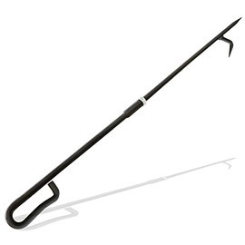 Fire Poker for Fire Pit. 34 Inc 2 Lb Heavy Duty Fireplace Poker Made of Diameter 0.47 Inc Solid Steel. Upgraded Campfire Poker for Fireplace, Camping, Fire Pit, Wood Stove, Outdoor& Indoor Use.