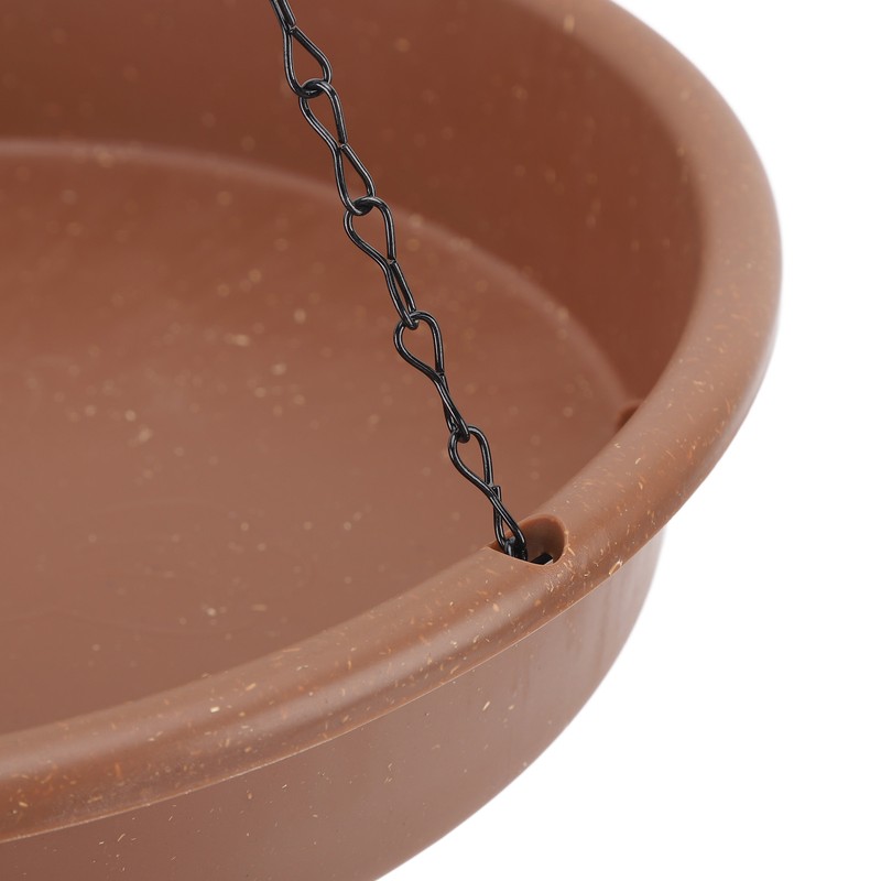 Solar Bird Bath Fountain Pump Hanging Style Deck Mount Metal