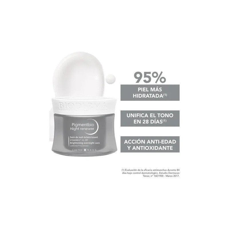 Bioderma Pigmentbio Night Renewer Anti Manchas Facial 50ml