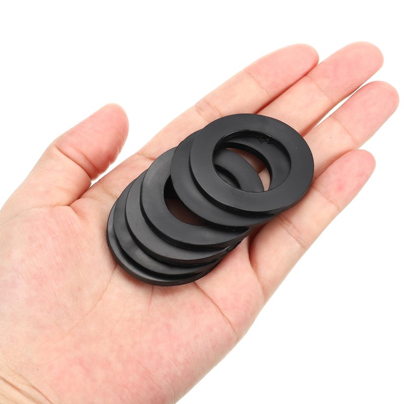 PATIKIL M25 Rubber Flat Washers 16pcs 25mm Inner Diameter 39mm